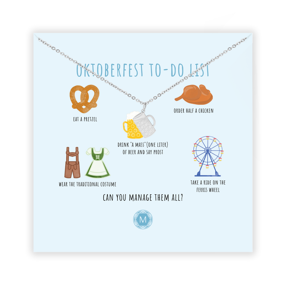 OKTOBERFEST TO-DO-LIST Necklace