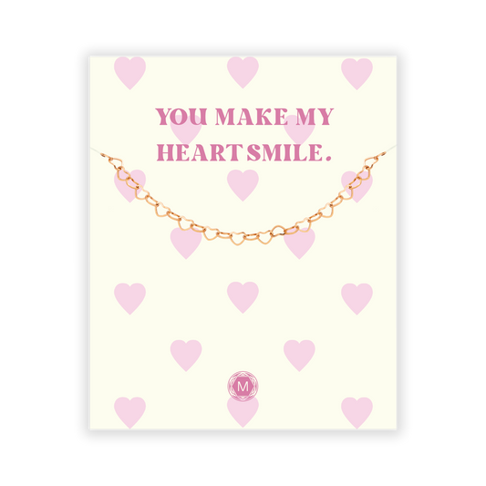 YOU MAKE MY HEART SMILE Armband