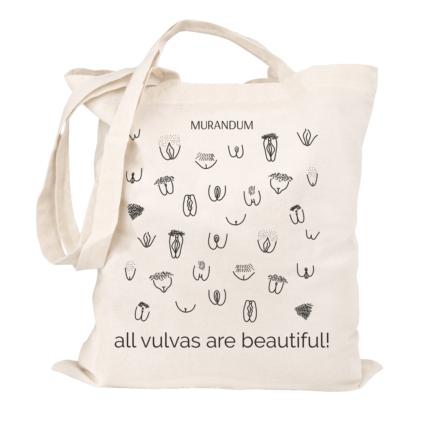 MUR Jutetasche - All vulvas are beautiful