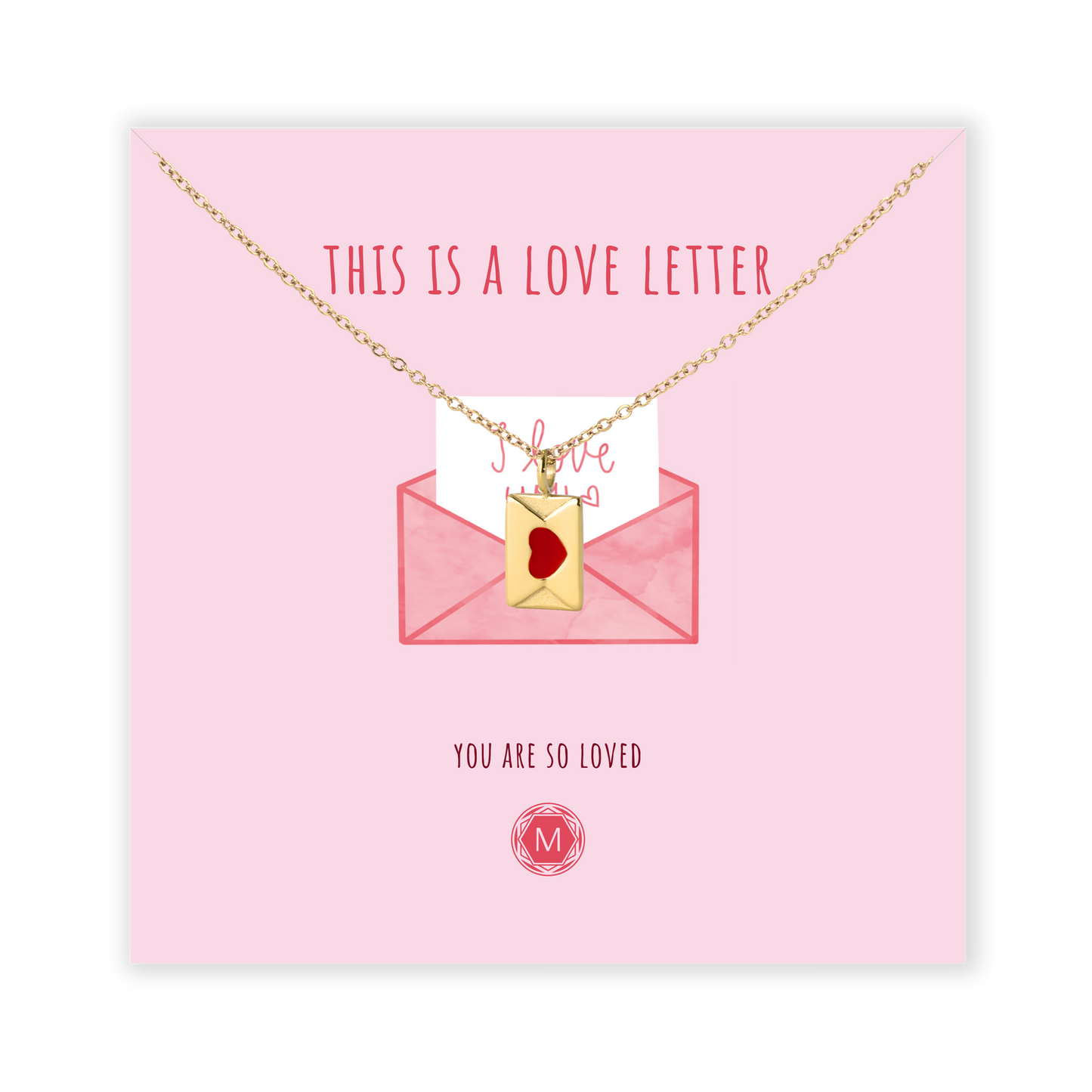 THIS IS A LOVE LETTER Halskette