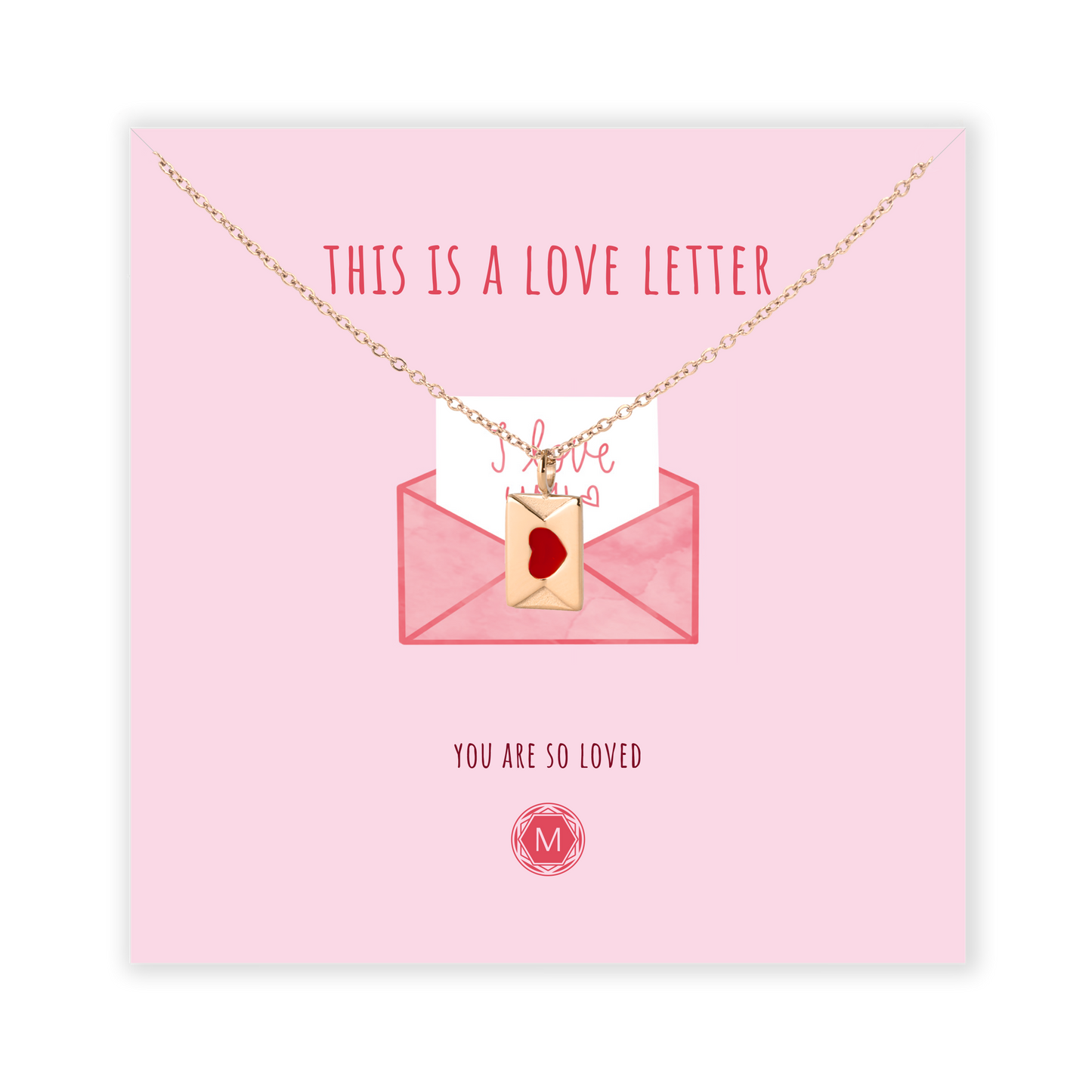 THIS IS A LOVE LETTER Halskette