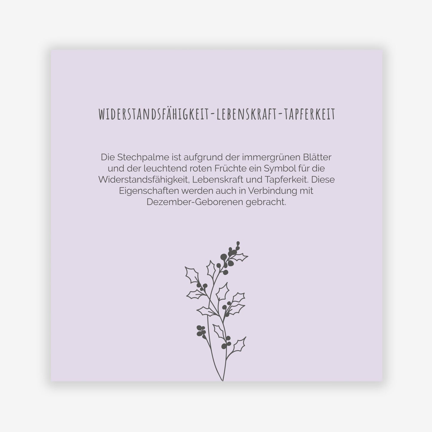 DEZEMBER STECHPALME Necklace
