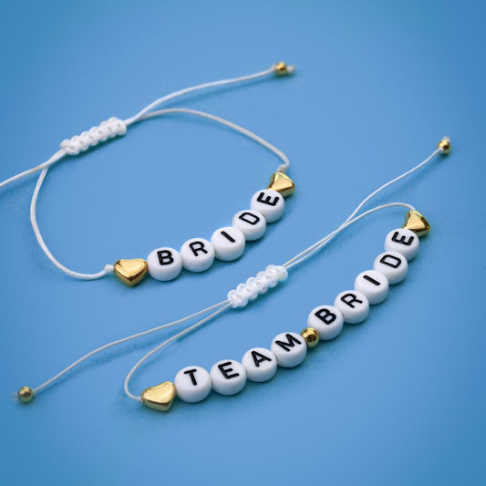 TEAM BRIDE 2x Armband Set