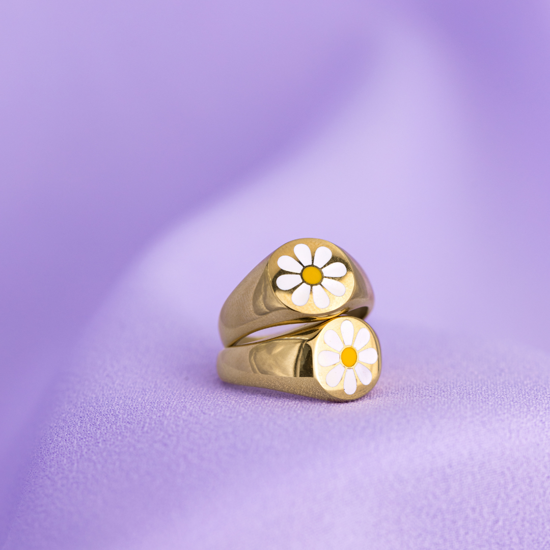 FLOWER CHILD Ring Roségold