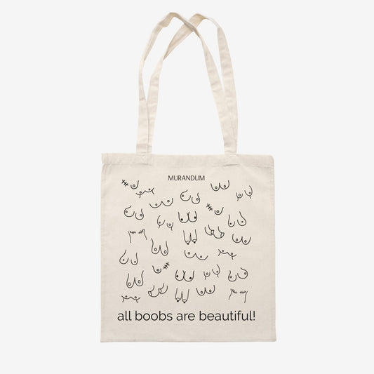 MUR Jutetasche - All boobs are beautiful
