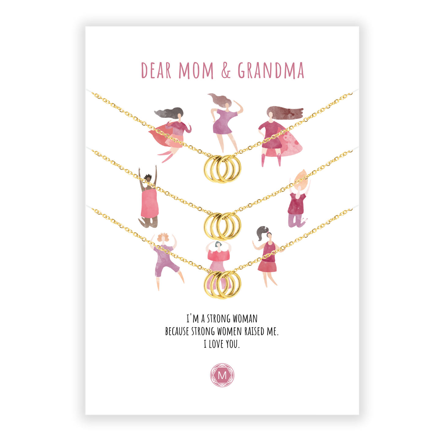 DEAR MOM & GRANDMA Necklace
