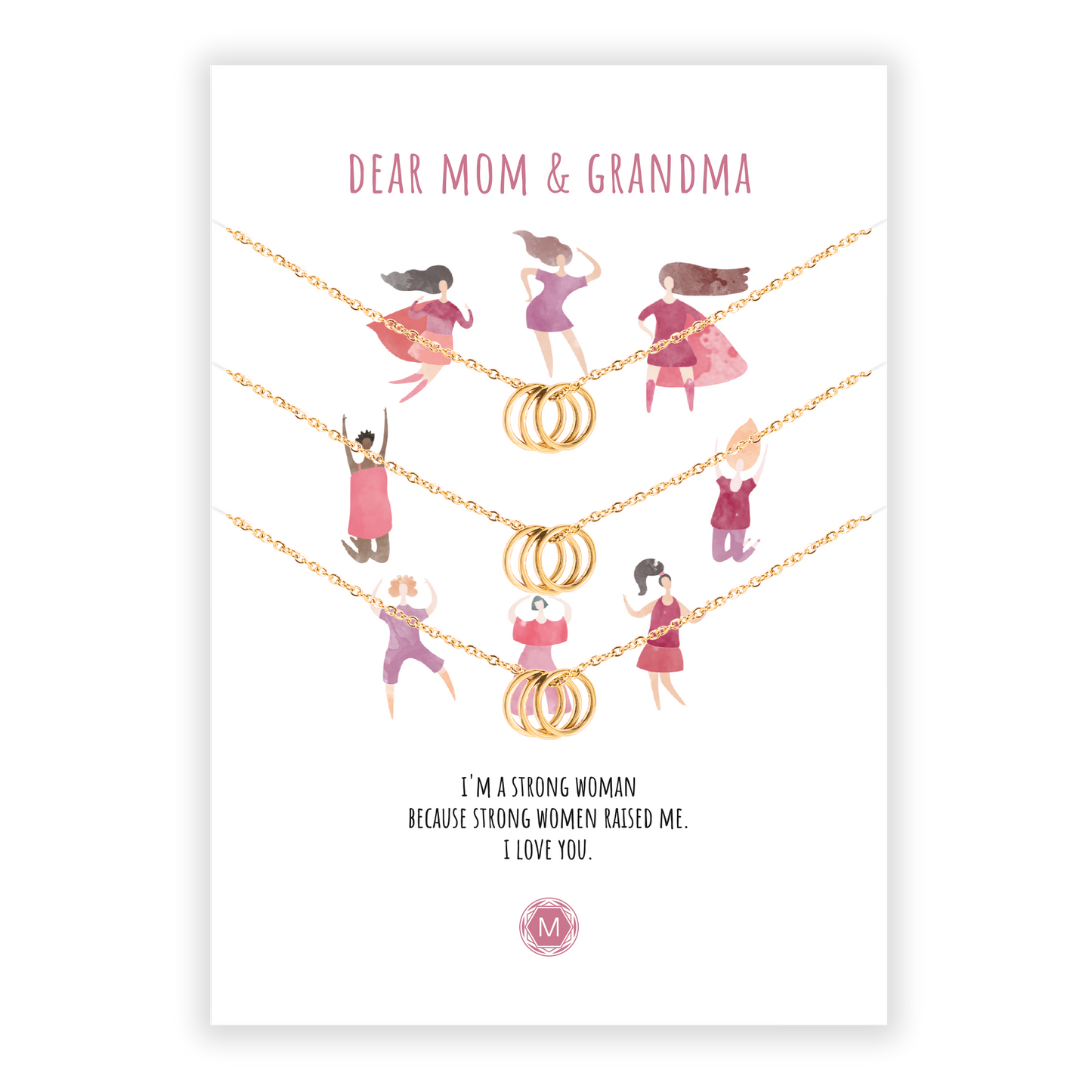 DEAR MOM & GRANDMA Necklace