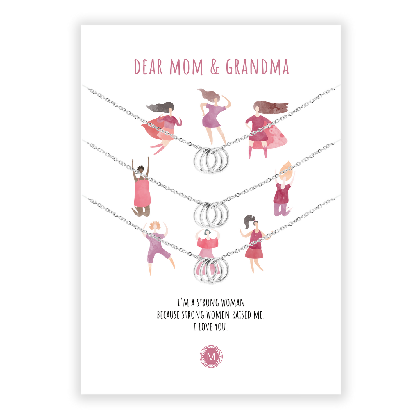 DEAR MOM & GRANDMA Necklace