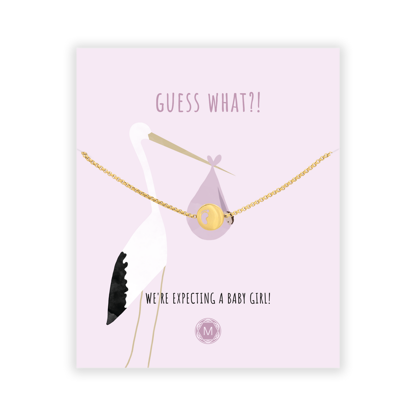 GUESS WHAT?! BABY GIRL Armband