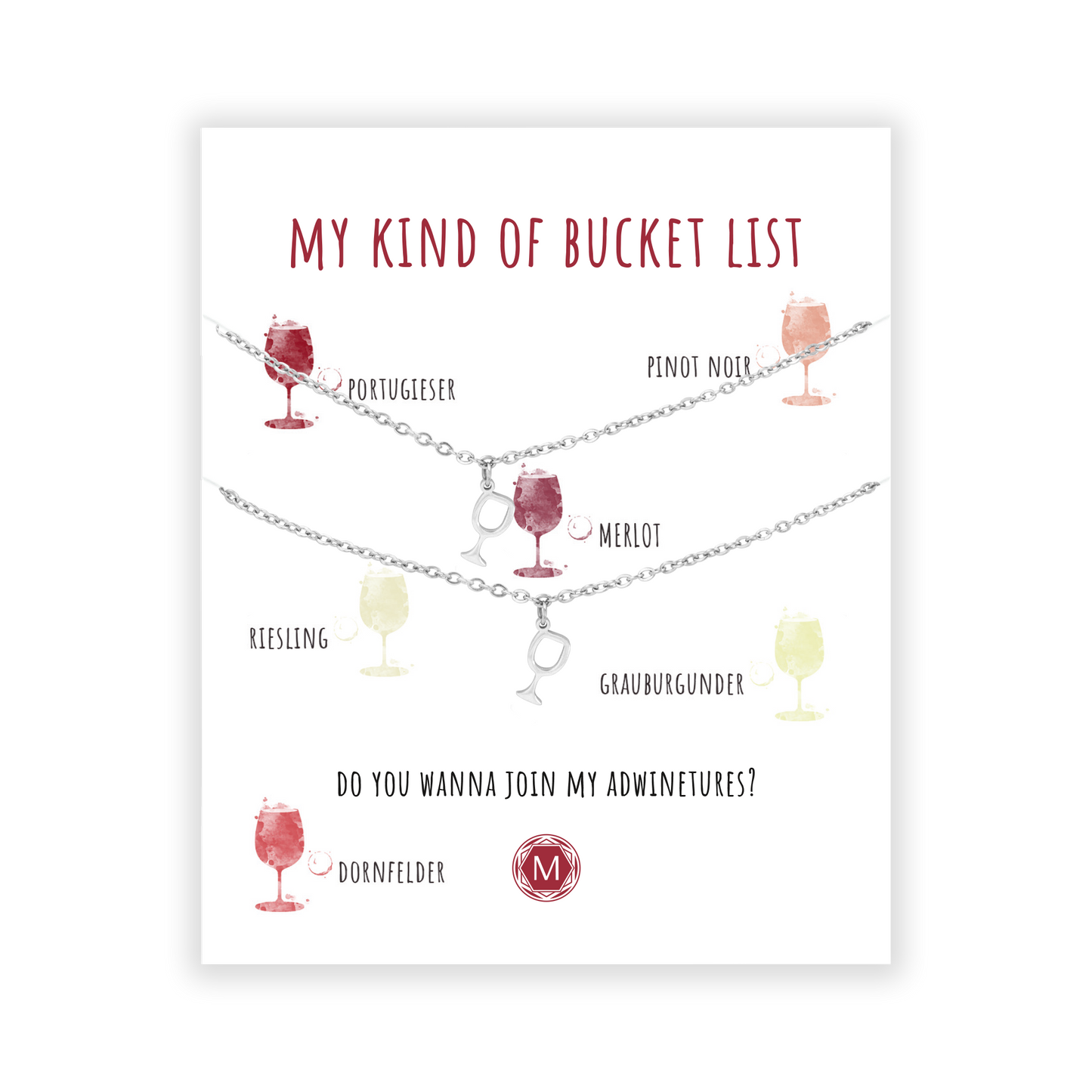 MY KIND OF BUCKET LIST 2x Armband