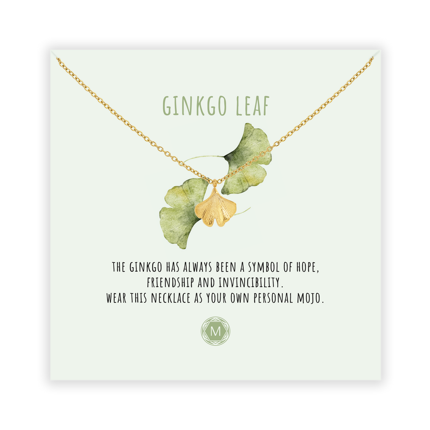 GINKGO LEAF Halskette