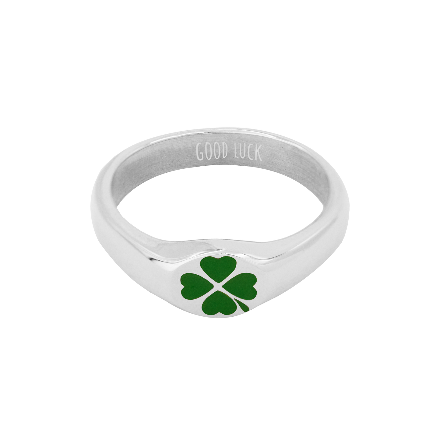 GOOD LUCK Ring Silver