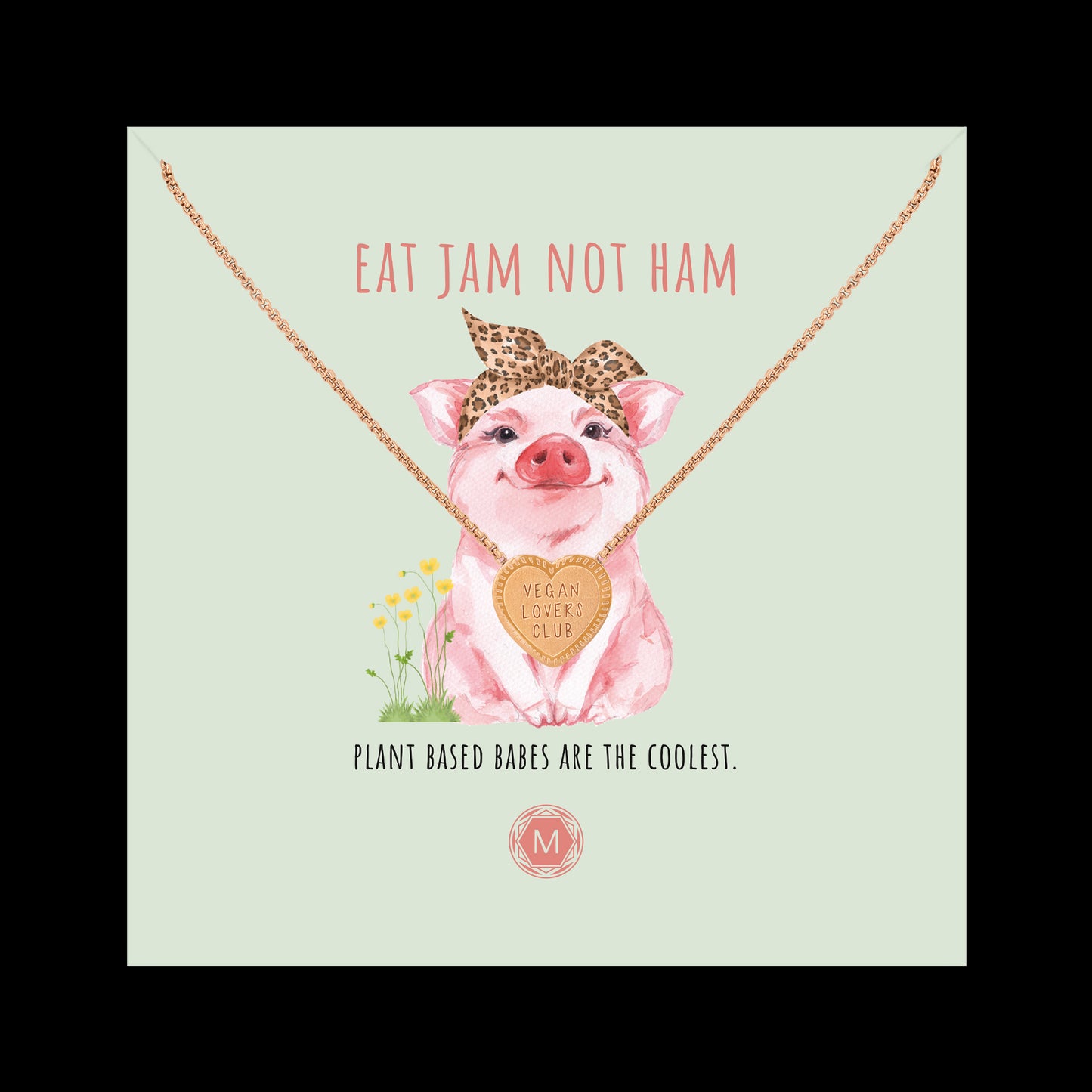 EAT JAM NOT HAM Halskette