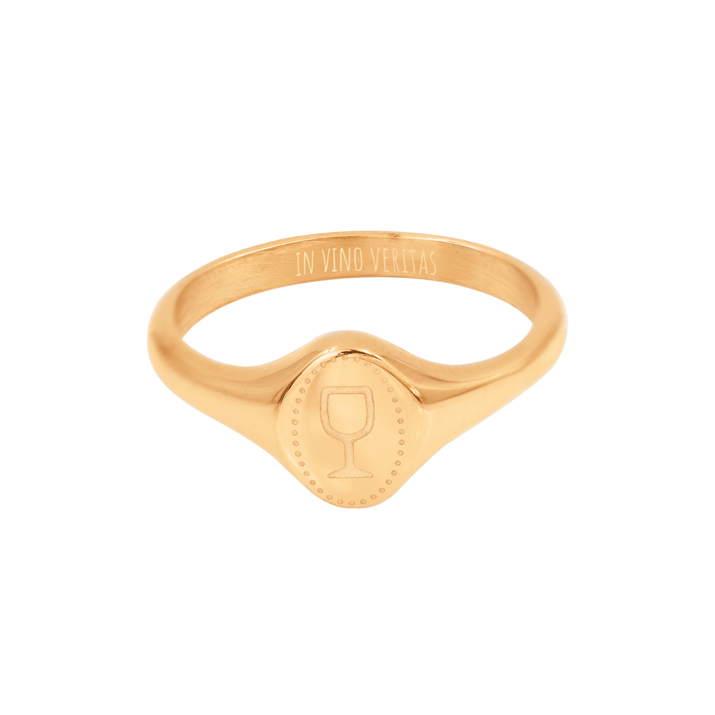 WINEGLASS Ring Roségold
