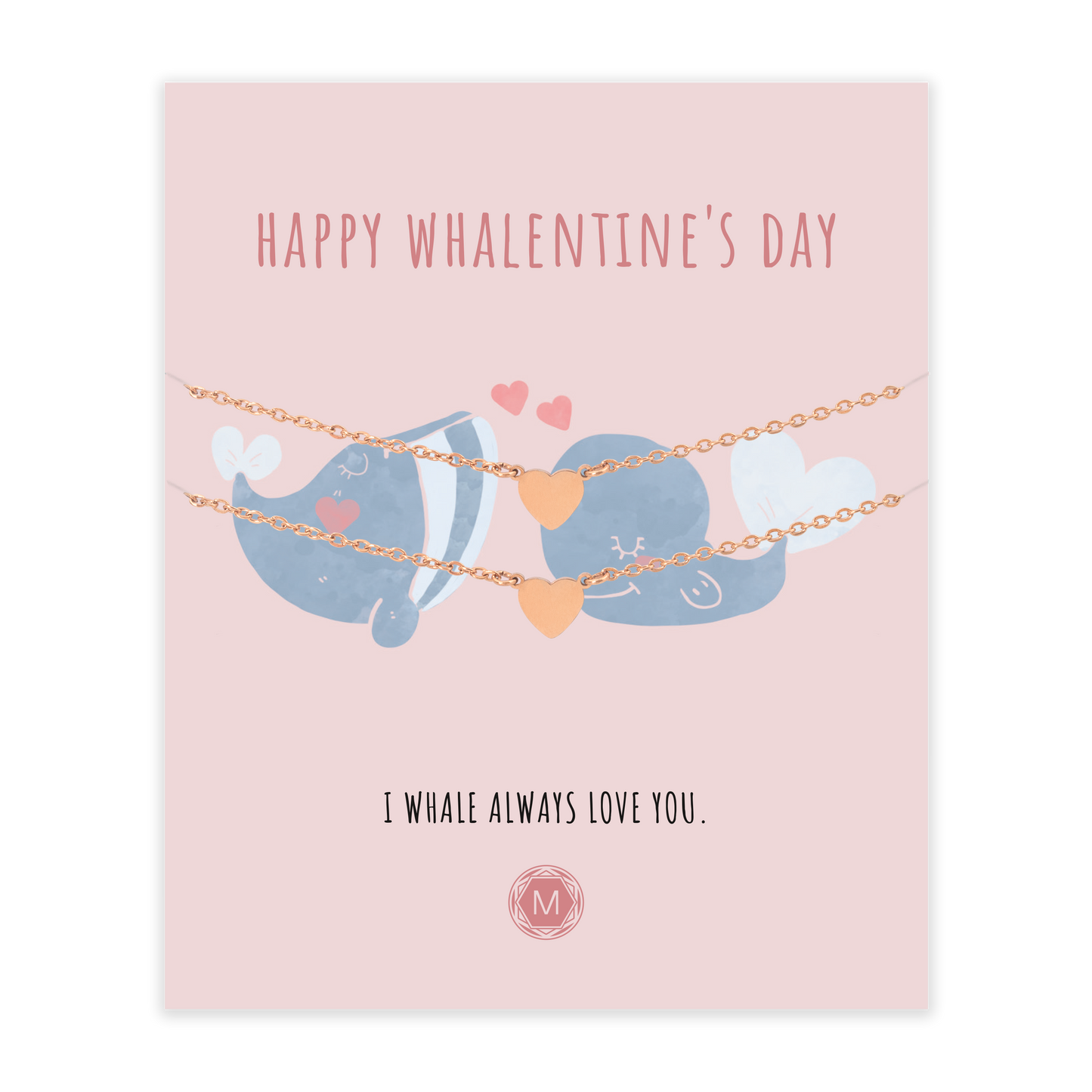 HAPPY WHALENTINE'S DAY 2x Armband