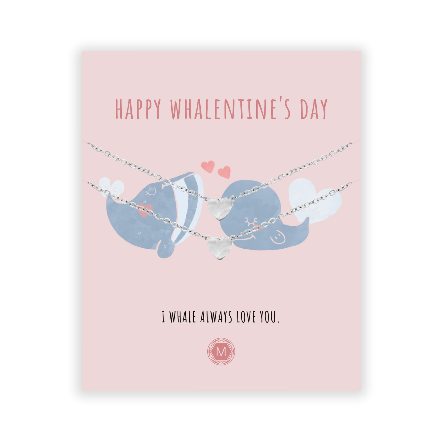 HAPPY WHALENTINE'S DAY 2x Armband