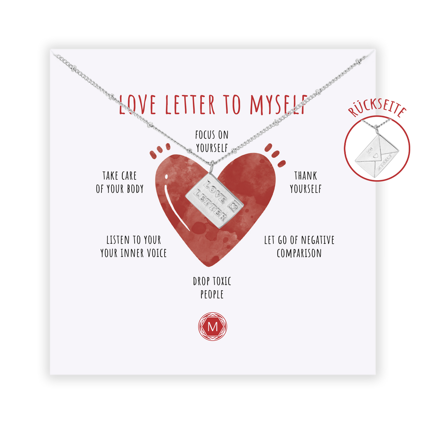 LOVE LETTER TO MYSELF Halskette