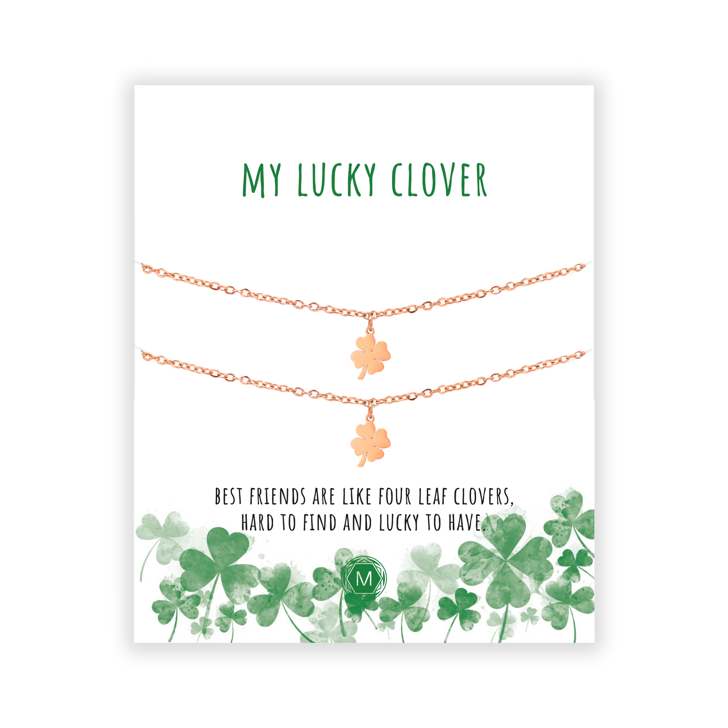 LUCKY CLOVER 2x Armband