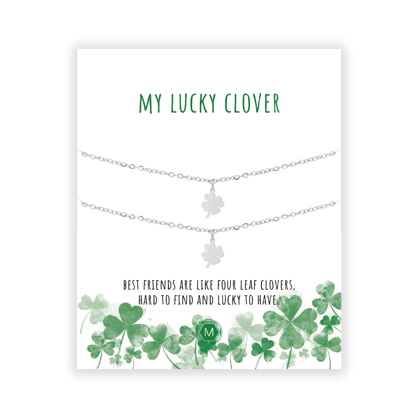 LUCKY CLOVER 2x Armband