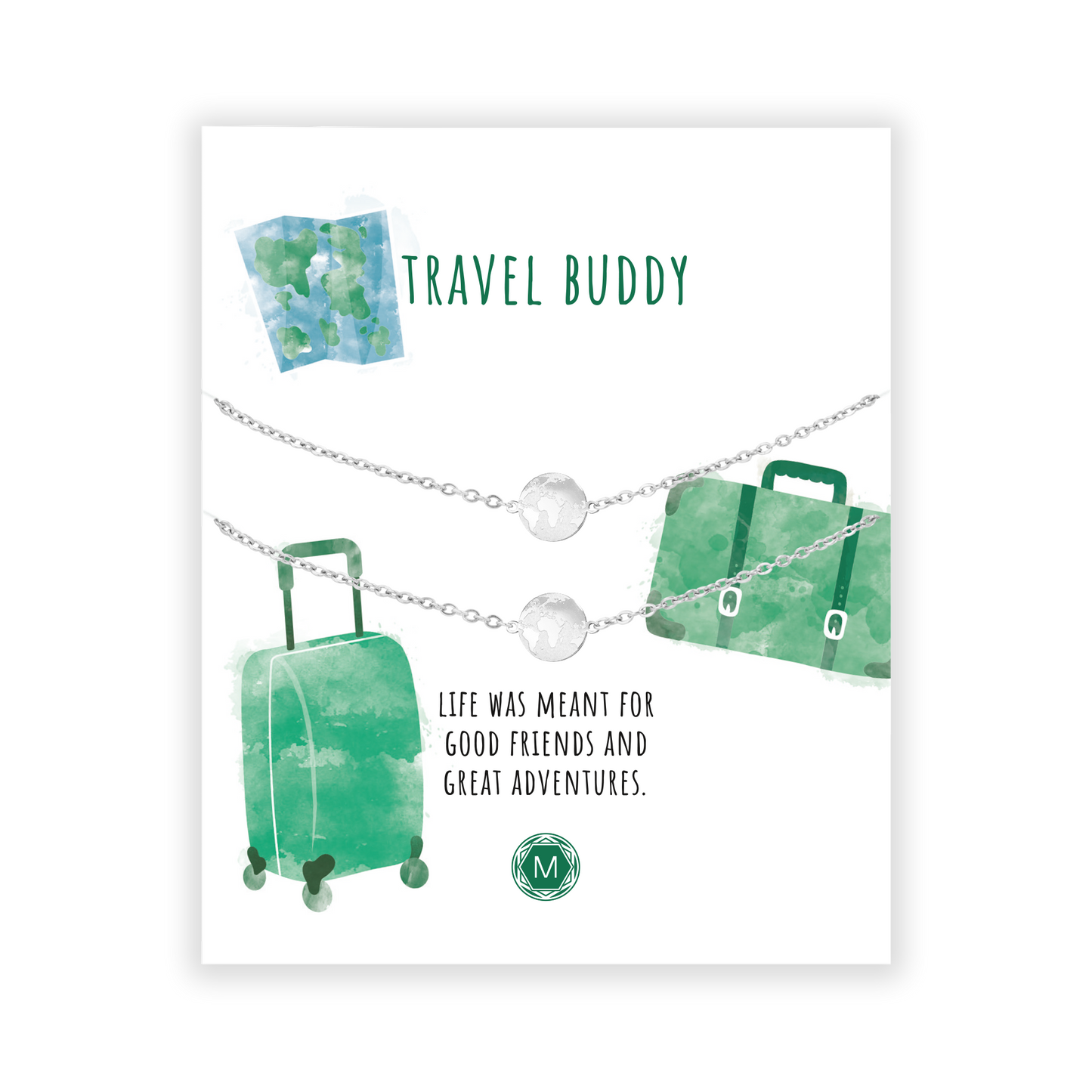 TRAVEL BUDDY 2x Armband