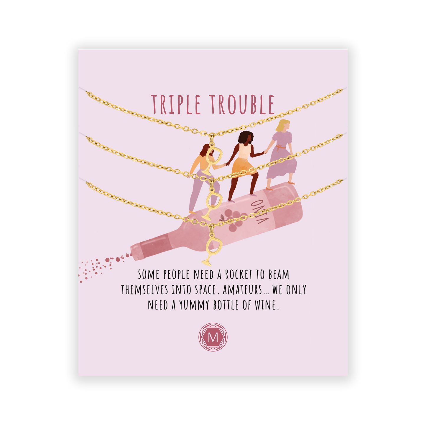 TRIPLE TROUBLE 3x Armband