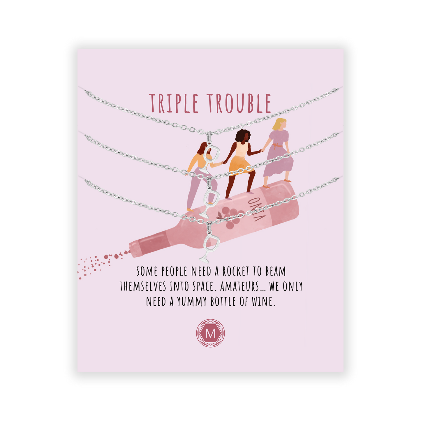 TRIPLE TROUBLE 3x Armband