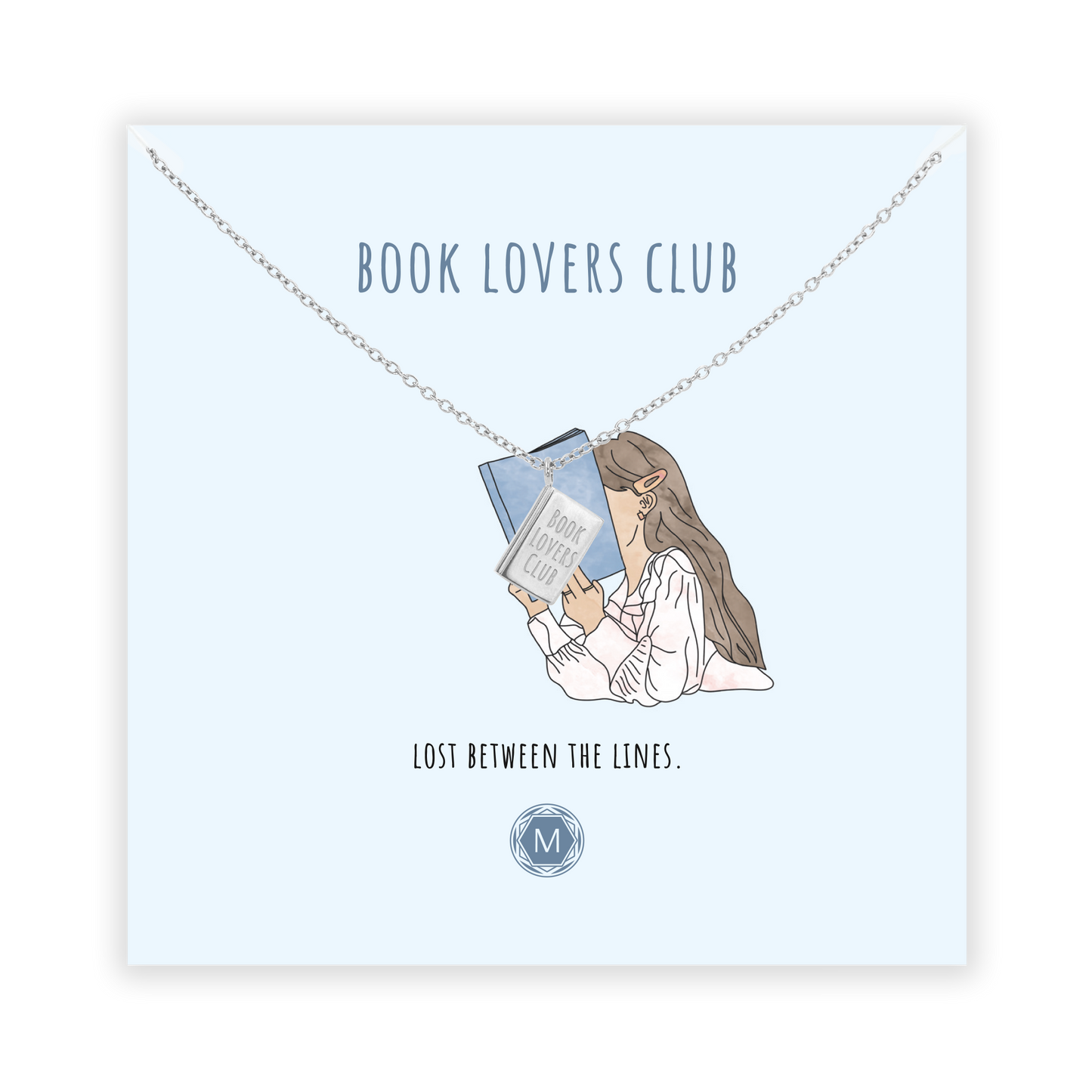 BOOK LOVERS CLUB Halskette