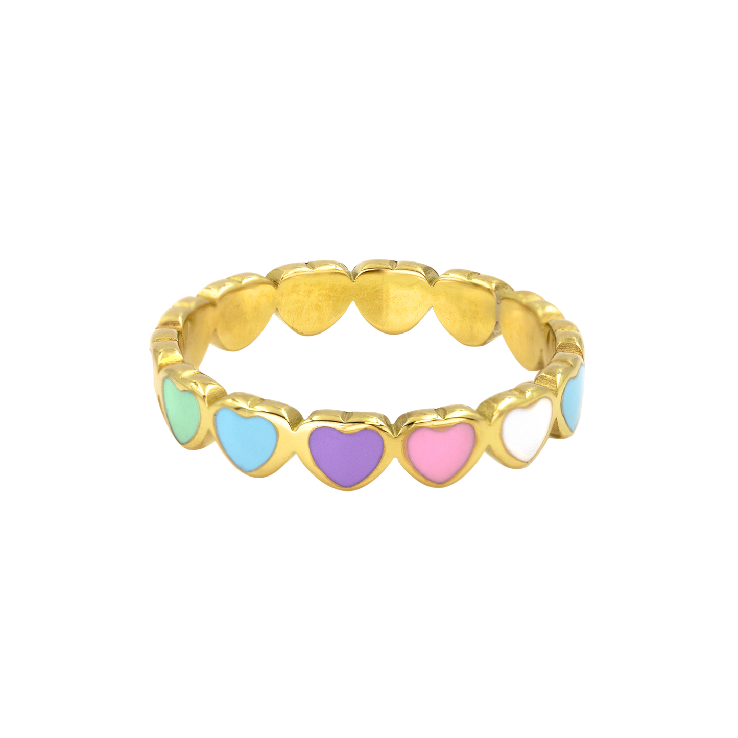 PASTEL HEARTS Ring Gold