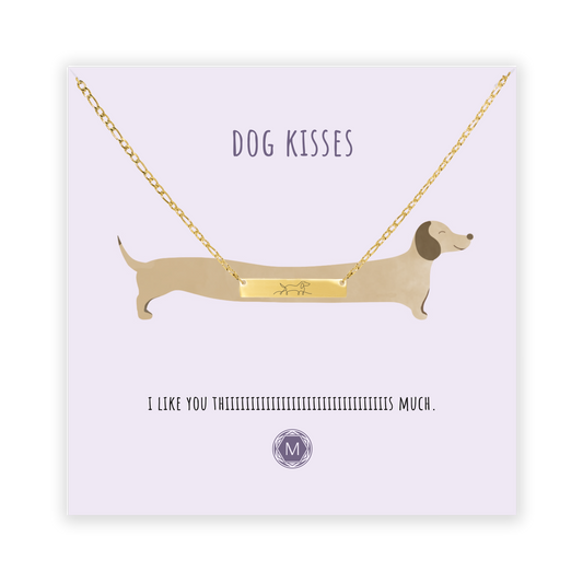 DOG KISSES Halskette