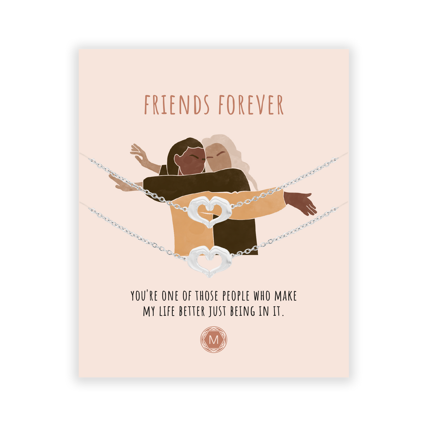 FRIENDS FOREVER 2x Armband