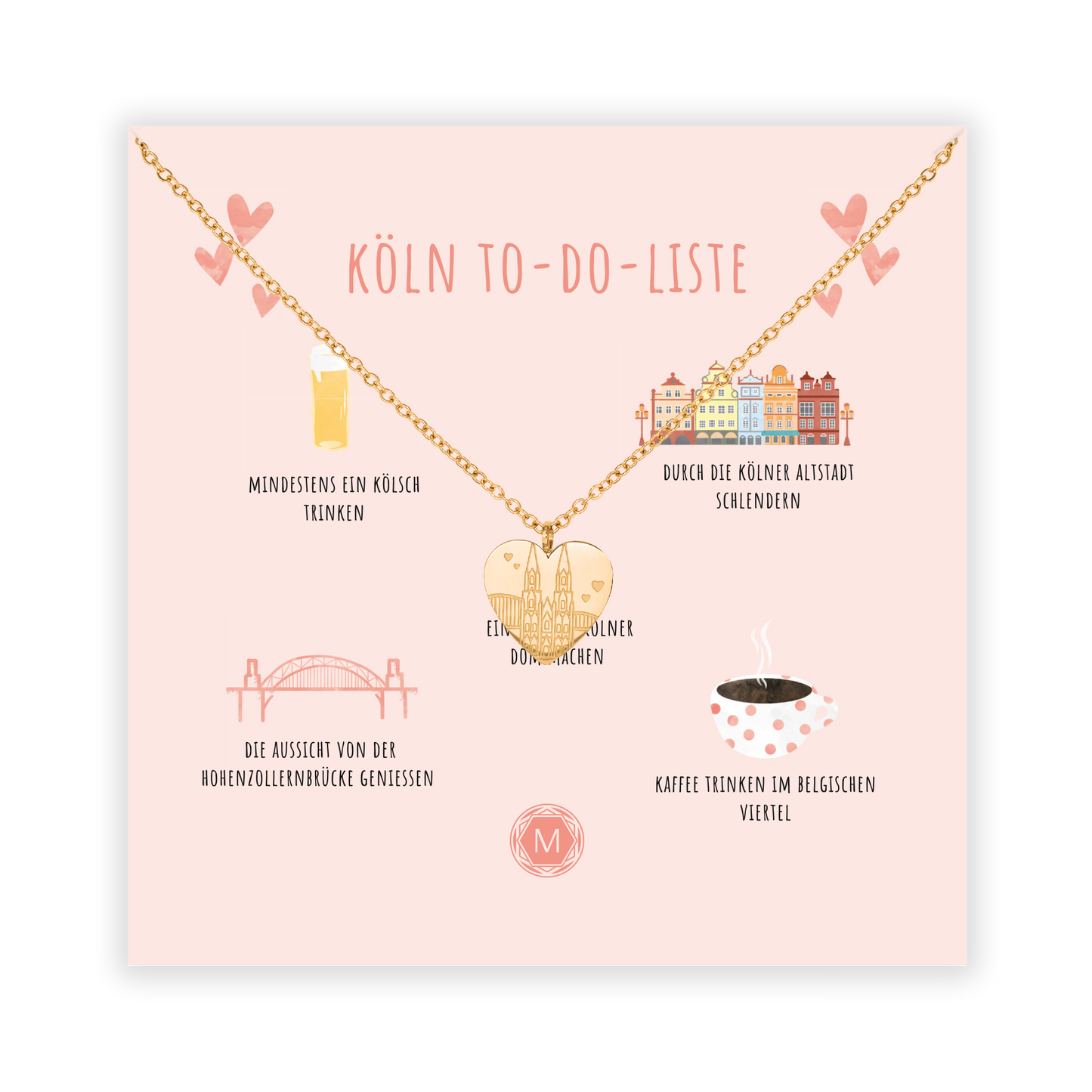 KÖLN TO-DO-LISTE Halskette