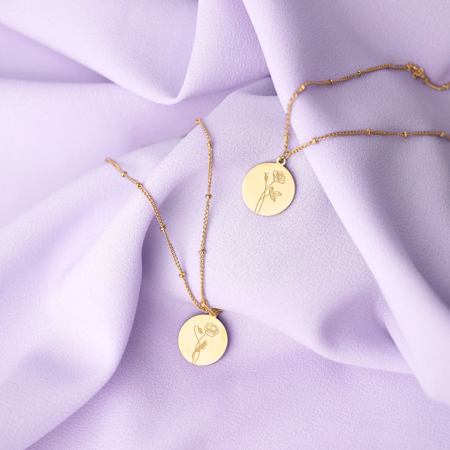 AUGUST MOHNBLUME Halskette