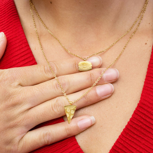 IN PIZZA WE CRUST Halskette