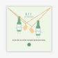 B.F.F. BEER FRIENDS FOREVER 2x Necklace