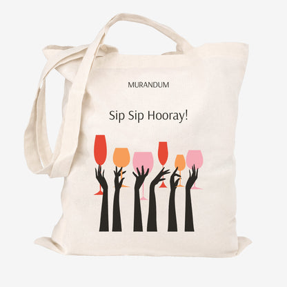 MUR Jutetasche Sip Sip Hooray