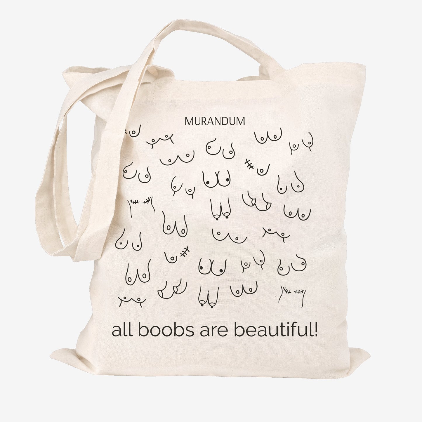 MUR Jutetasche - All boobs are beautiful