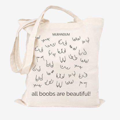 MUR Jutetasche - All boobs are beautiful