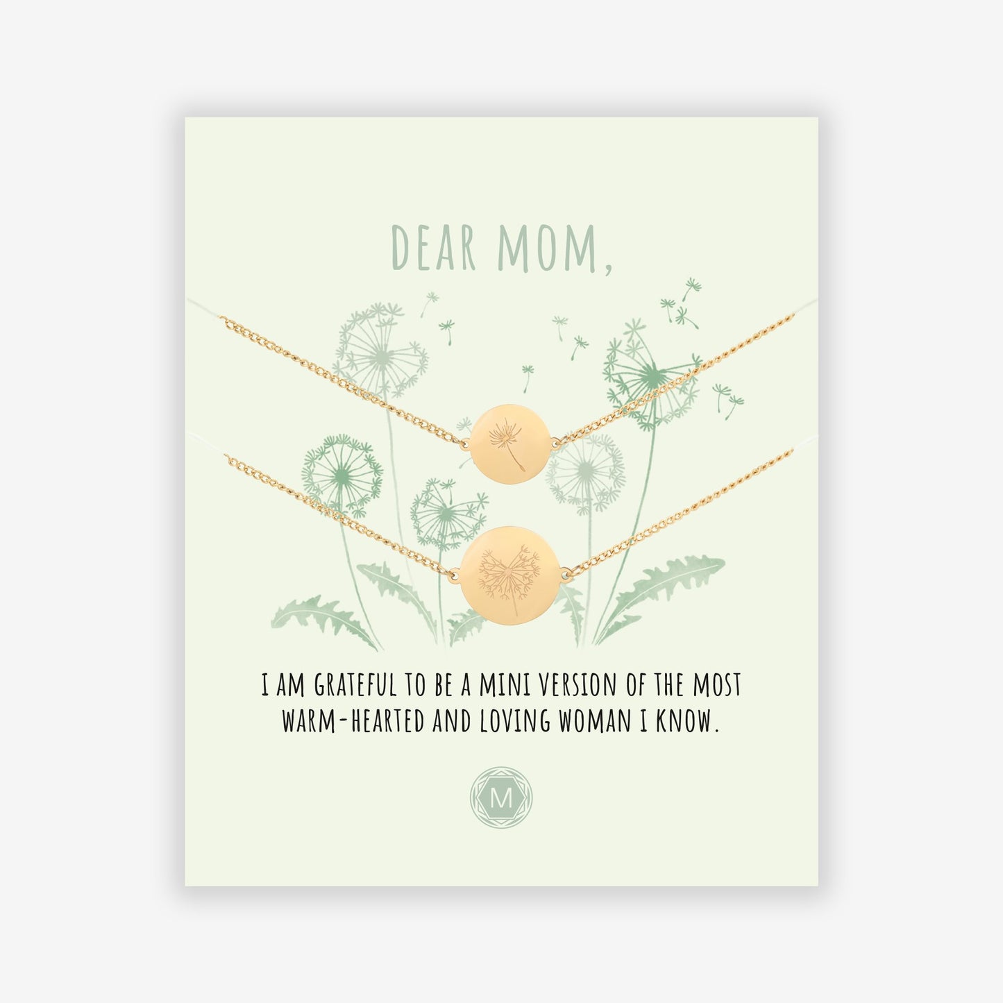 DEAR MOM (DANDELION) 2x Bracelet