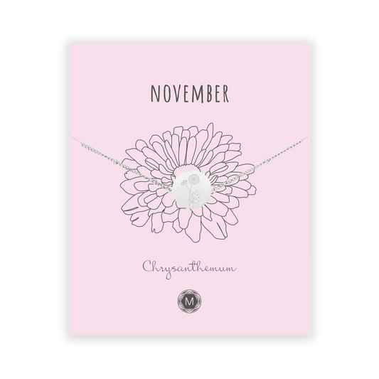 NOVEMBER CHRYSANTHEMUM Bracelet