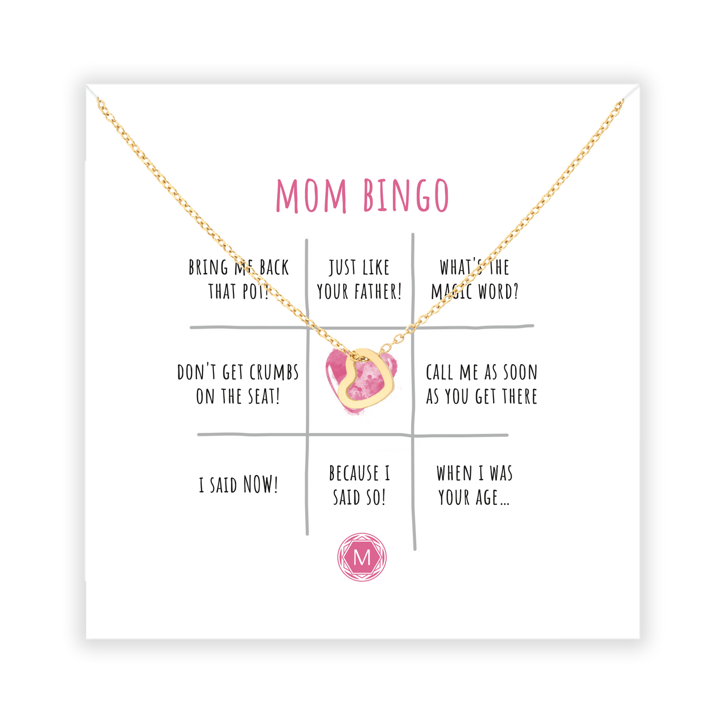 MOM BINGO Necklace