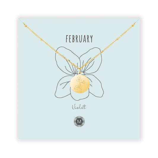 FEBRUARY VIOLET Necklace