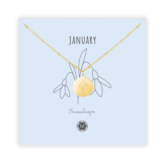 JANUARY SNOWDROP Necklace