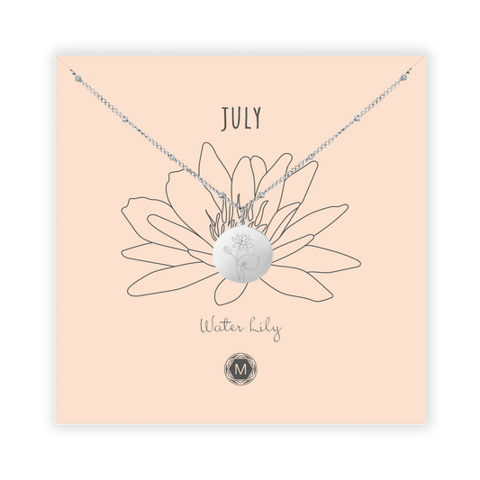 JULY WATER LILY Necklace