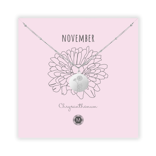 NOVEMBER CHRYSANTHEMUM Necklace