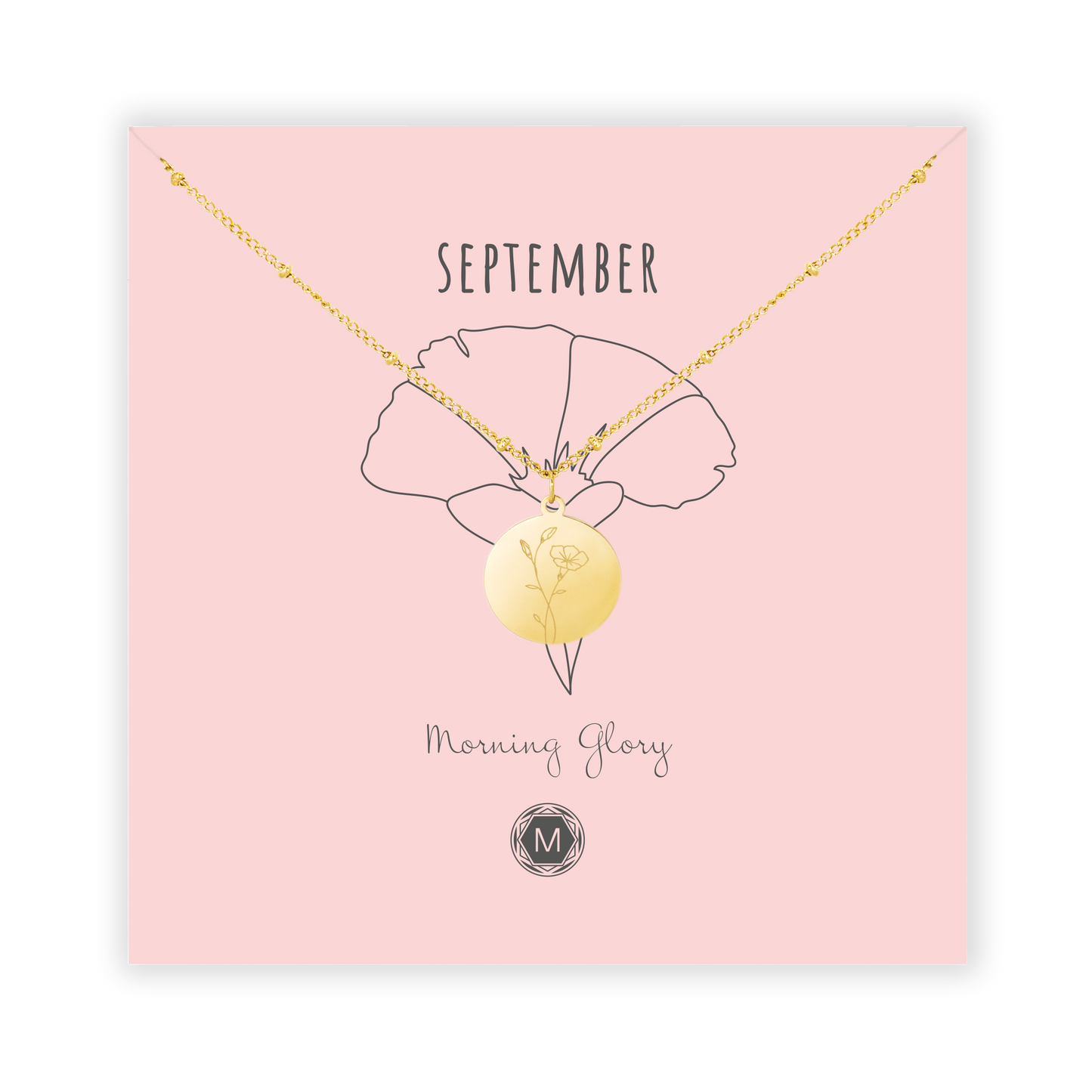 SEPTEMBER MORNING GLORY Necklace