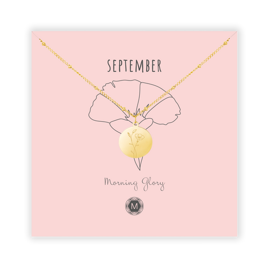 SEPTEMBER MORNING GLORY Necklace