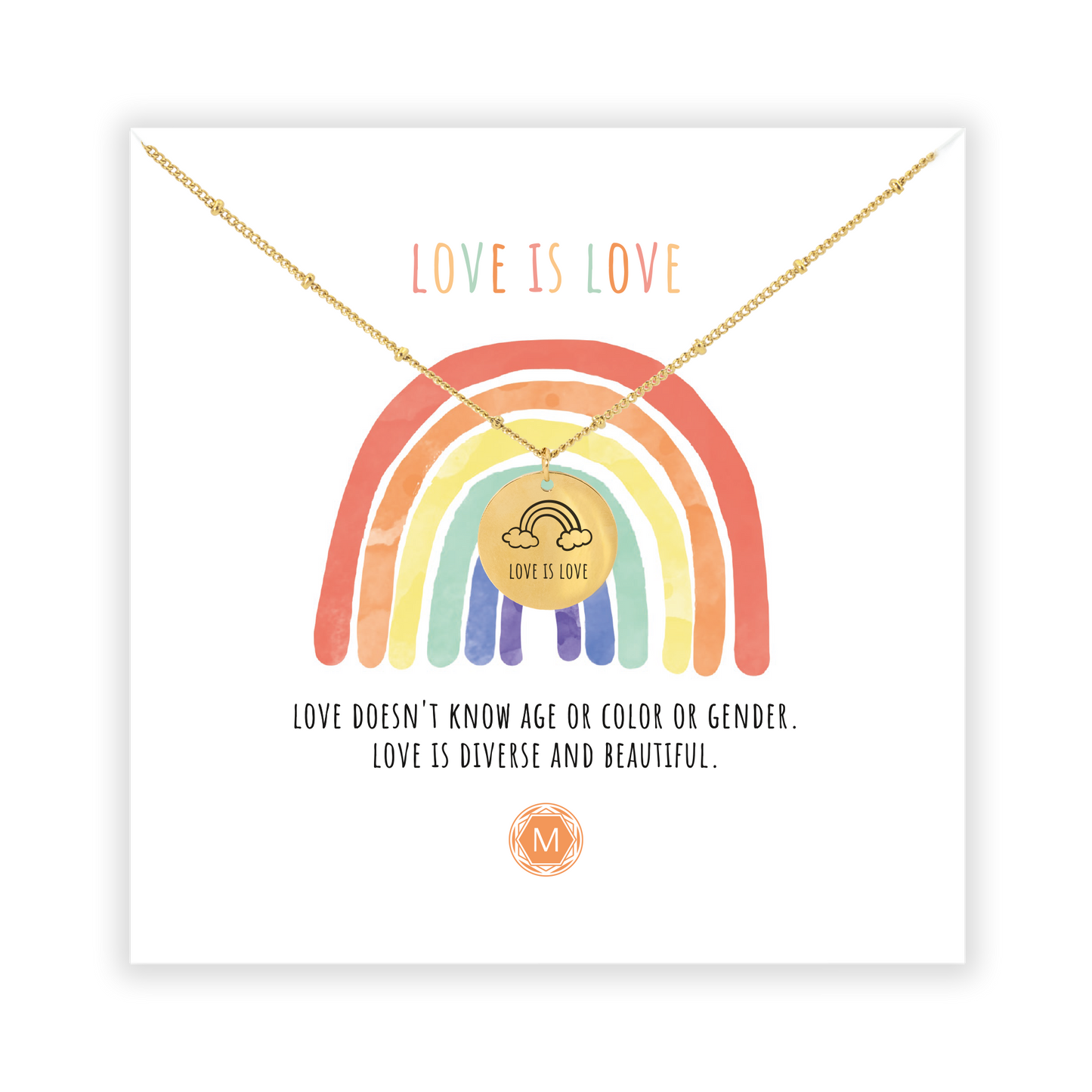 LOVE IS LOVE Necklace II