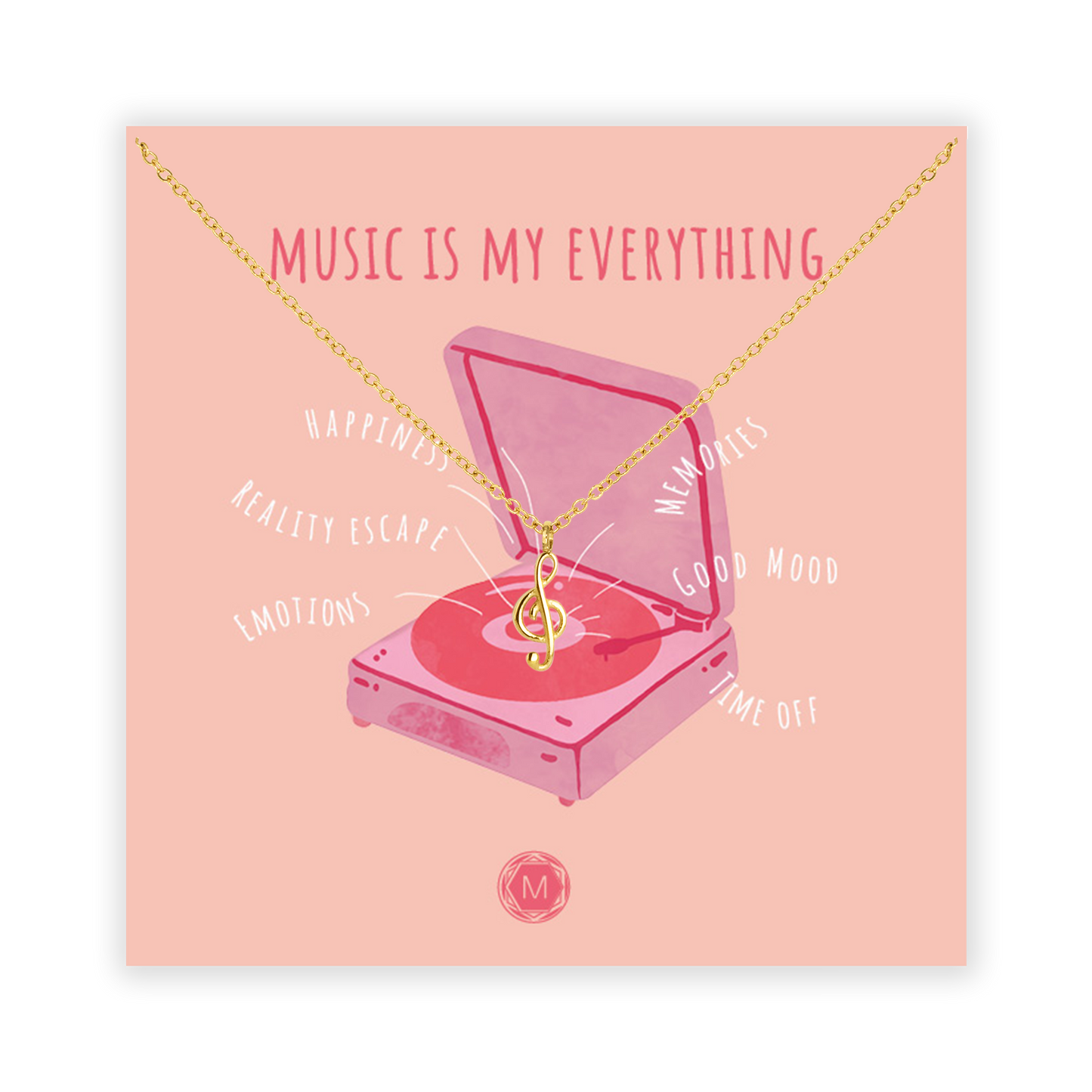 MUSIC IS MY EVERYTHING Halskette