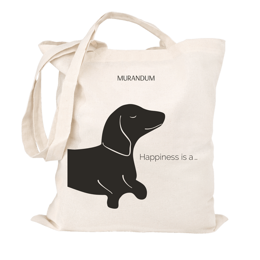 Tote bag - Happiness is a wagging tail