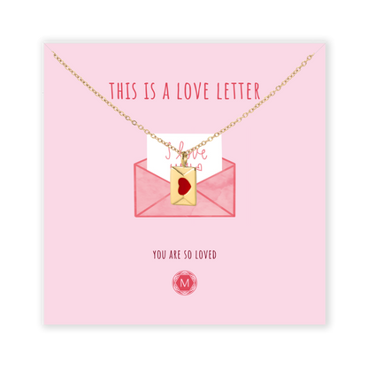 THIS IS A LOVE LETTER Halskette